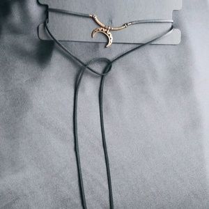 Crescent Tie Up Choker